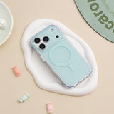 Cyan - Matte Macaron iPhone Case