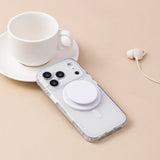 White - Matte Macaron iPhone Case