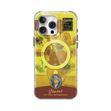 Fifteen Sunflowers in a Vase - iPhone Case
