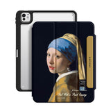 Girl with a Pearl Earring - Leather Magnetic iPad Case