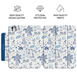 Flavor Blues - Leather Magnetic iPad Case