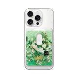 Vase with Pink Roses - Matte Wallet MagSafe Compatible