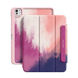 Berry Color - Leather Magnetic iPad Case