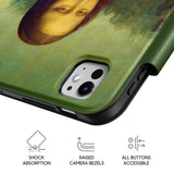 Mona Lisa - Leather Magnetic iPad Case