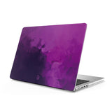 Dark Purple - Clear MacBook Case