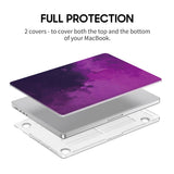 Dark Purple - Clear MacBook Case