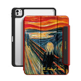 The Scream - Leather Magnetic iPad Case