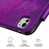 Dark Purple - Leather Magnetic iPad Case