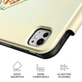 Rainstorm Beneath the Summit - Leather Magnetic iPad Case