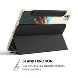 Rainstorm Beneath the Summit - Leather Magnetic iPad Case
