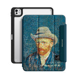 Self-Portrait with Grey Felt Hat - Leather Magnetic iPad Case