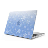 Snowflake - Clear MacBook Case (Glitter)