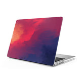 Fiery Red - Clear MacBook Case