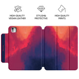 Fiery Red - Leather Magnetic iPad Case