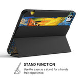 Cafe Terrace at Night - Leather Magnetic iPad Case