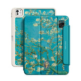 Almond Blossoms - Leather Magnetic iPad Case