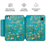Almond Blossoms - Leather Magnetic iPad Case