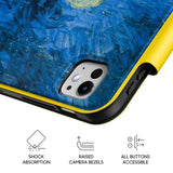 Wheat Field with Crows - Leather Magnetic iPad Case