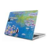 Water Lilies (Purple) - Clear MacBook Case
