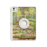 Bridge Over a Pond of Water Lilies - Leather Magnetic iPad Case