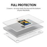 Cafe Terrace at Night - Clear MacBook Case