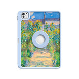 The Artist's Garden at Vetheuil - Leather Magnetic iPad Case