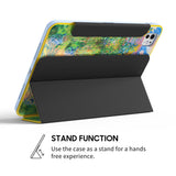 The Artist's Garden at Vetheuil - Leather Magnetic iPad Case