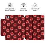 Fiery Love - Leather Magnetic iPad Case