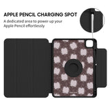 Fiery Love - Leather Magnetic iPad Case