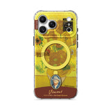 Fifteen Sunflowers in a Vase - iPhone Case