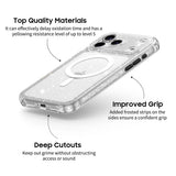 Clear Transparent (Glitter) iPhone Case