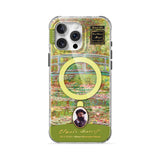 Bridge Over a Pond of Water Lilies - iPhone Case