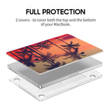 Red Dusk - Clear MacBook Case