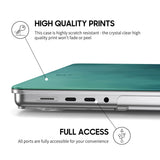 Fog Green - Clear MacBook Case