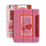 Love Lock - Leather Magnetic iPad Case