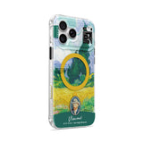 Wheat Field with Cypresses - iPhone Case