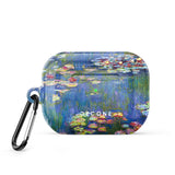 Water Lilies (Blue) - AirPods Case