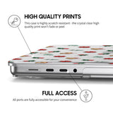 Holly＆Poinsettia - Clear MacBook Case