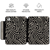 Black Sand - Leather Magnetic iPad Case