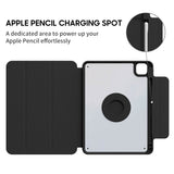 Beige Blue - Leather Magnetic iPad Case