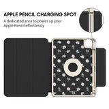 Holly＆Poinsettia - Leather Magnetic iPad Case