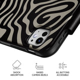 Black Sand - Leather Magnetic iPad Case