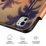 Red Dusk - Leather Magnetic iPad Case