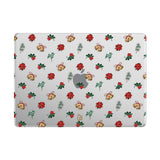 Holly＆Poinsettia - Clear MacBook Case