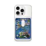 Water Lilies (Blue) - Matte Wallet MagSafe Compatible