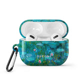 Water Lilies (Turquoise) - AirPods Case