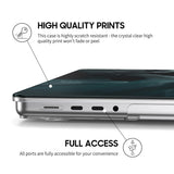 Black Gray - Clear MacBook Case