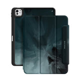 Black Gray - Leather Magnetic iPad Case