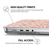 Pink Shard - Clear MacBook Case