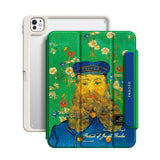 Portrait of Joseph Roulin - Leather Magnetic iPad Case